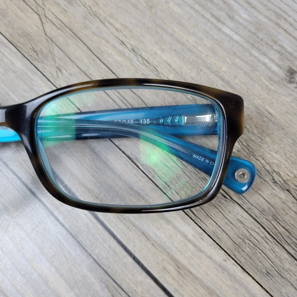 Coach Eyeglasses Frames HC 6040 Brooklyn 5116 Dark Tortoise Teal Women 52-16